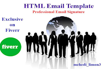 give HTML email signature with links USA UK australia canada