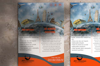design a minimal, attracted, professional flyer