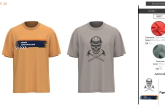 do 3d tshirt and hoodie masterpieces with animations videos