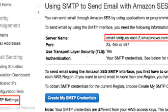 limit your amazon AWS ses to 50k