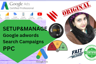 google ads PPC campaign setup and management services