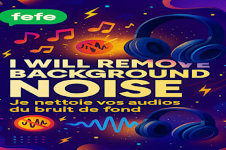 remove background noise or music from your audio or video