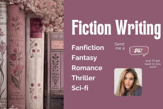 write custom sfw or nsfw fanfiction, romance, erotica