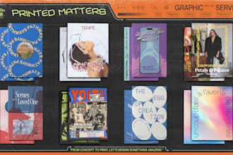 design an artistic layout for zine, magazine, catalog
