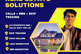 do 150 real estate cold calling using local US number