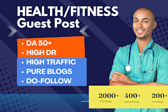 publish health and fitness guest post on high da health and fitness blog