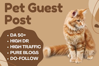 publish guest post on pet and animal blogs with high da do follow backlinks