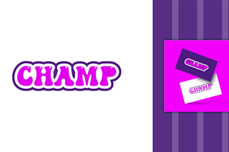 do modern text or initial logo design