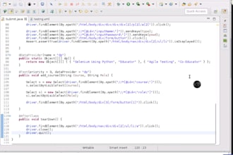 do web automation with selenium and java