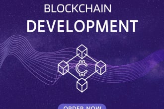 be your blockchain developer in smart contracts