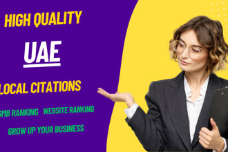 uae, dubai local citations and directory submissions for local SEO