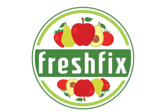 do create attractive fruits and drinks logo within 16 hours