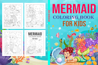 make children book cover and children book illustrations