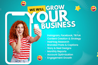 manage social media for your new business