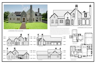draw architecture drawing, 2d floorplan in autocad