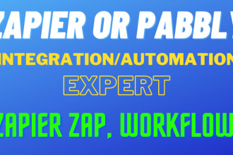 do zapier integration or pabbly connect