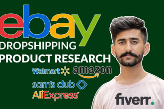 do ebay dropshipping store product research