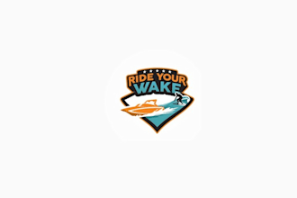 design best quality famous ride your wake logo