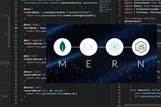 develop rest api using node js, nest js, mongodb and mysql