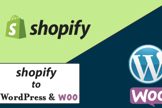 transfer or migrate shopify to wordpress and woocommerce