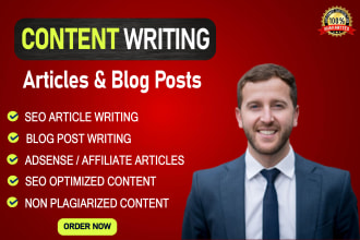 do SEO article writing, blog post, website content, copywriting