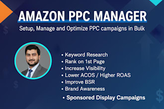 setup amazon PPC campaigns as an amazon PPC manager