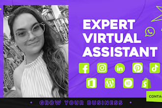 be your personal virtual assistant and social media manager