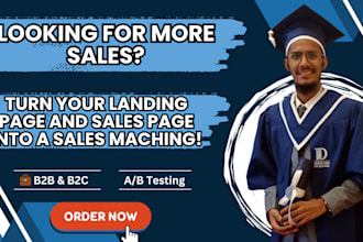 be your copywriter for sales funnel, landing pages, sales, and ad copy