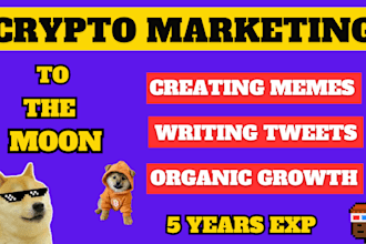 be social media manager for crypto, defi, dao, ai, nft, and token project