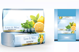 make professional packaging design and graphic design