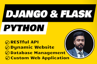 python django, flask, fastapi for web development