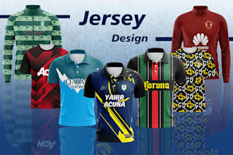 design custom sublimation jersey