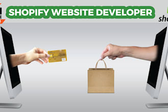 create a custom webste shopify website woocommerce store