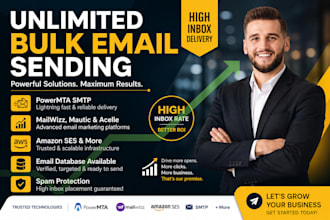 do unlimited bulk email send with high inbox delivery