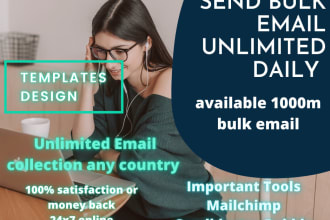 do unlimited bulk email send and newsletter create