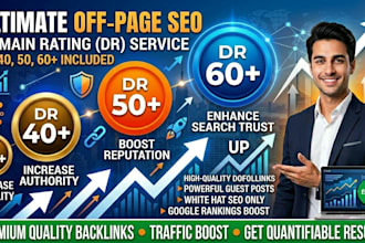 increase domain rating DR 30 40 50 and 60