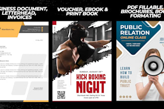 design branded business documents, redesign documents