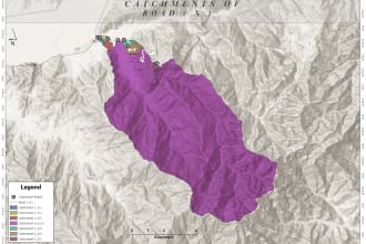 perform hydrology, catchment, watershed in gis