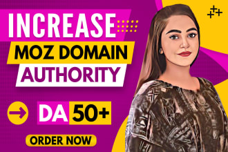increase domain authority moz da 50 plus with authority seo backlinks