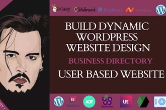 provide a dynamic business directory wordpress website