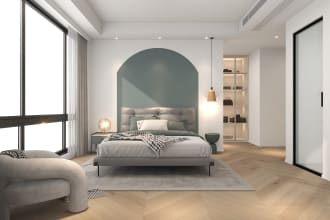 do interior design, realistic render 3d and 360 virtual tour