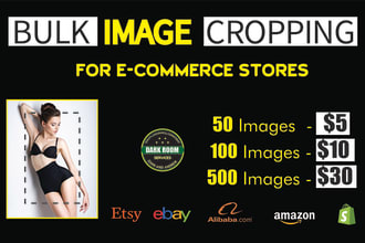 do bulk image cropping and photo resizing for ecommerce websites via photoshop