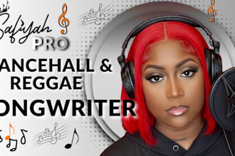 ghost write and sing a demo for your dancehall,reggae song