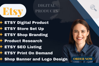 do etsy shop setup etsy digital download etsy product listing etsy seo
