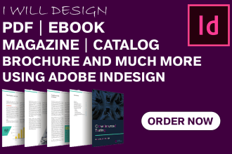 design PDF ebook and magazine with adobe indesign