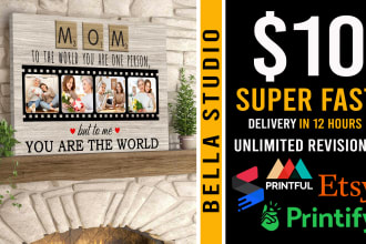 make brilliant canvas wall art, poster design