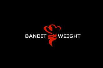 design eye catching cute smart bandit weight logo