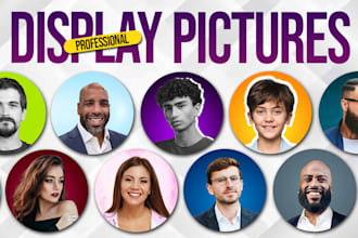improve or design professional profile picture with photoshop