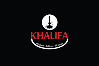 do worthy catchy clean hookah lounge logo