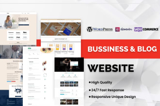 business blog and website design